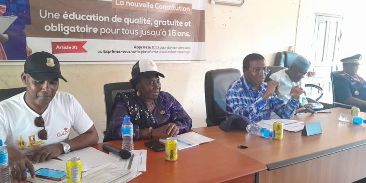 Boké: Les émissaires du CNT prennent langue avec les administrateurs territoriaux, élus locaux et leaders religieux