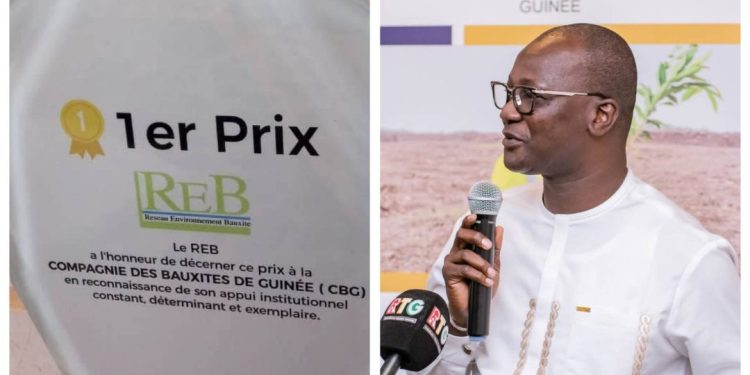 La CBG récompensée pour son leadership environnemental à Boké lors de l’Assemblée générale 2025 du REB