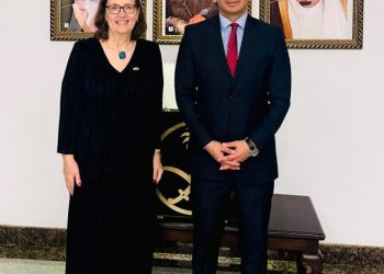 Diplomatie : L’Ambassadeur d’Arabie Saoudite reçoit la nouvelle Chargée d’Affaires des États-Unis en Guinée