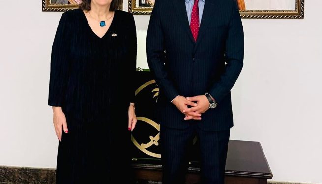 Diplomatie : L’Ambassadeur d’Arabie Saoudite reçoit la nouvelle Chargée d’Affaires des États-Unis en Guinée