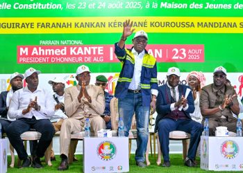 Kankan : Ahmed Kanté lance les activités du Fan Club Général Mamadi Doumbouya et les travaux de formation sur la vulgarisation de la nouvelle Constitution