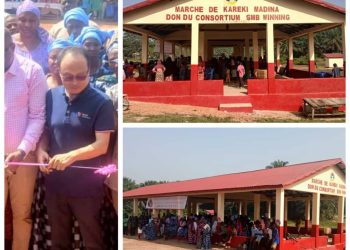 Boké-Économie: Le Consortium SMB-Winning remet officiellement le Marché Hangar de Karéki Madina