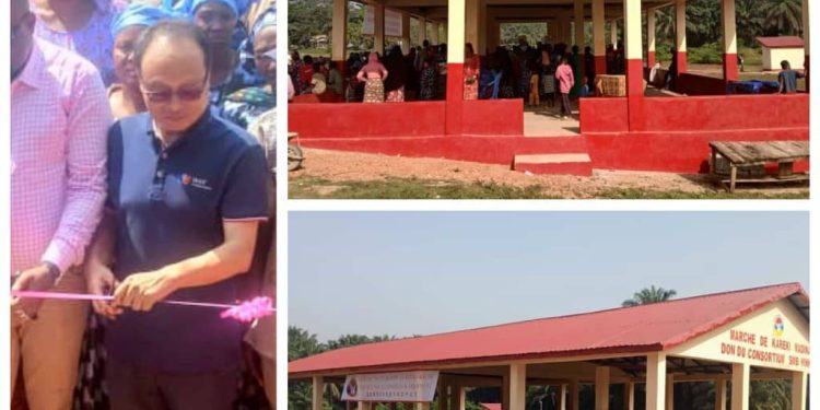 Boké-Économie: Le Consortium SMB-Winning remet officiellement le Marché Hangar de Karéki Madina