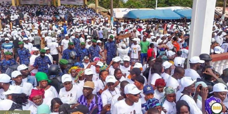 Kambia Bauxite Mining : un appui décisif à la mobilisation lors de la campagne présidentielle à Boké