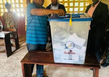 Présidentielle du 28 décembre 2025 : le directoire régional et le Général Mathurin Bangoura supervisent le scrutin à Boké