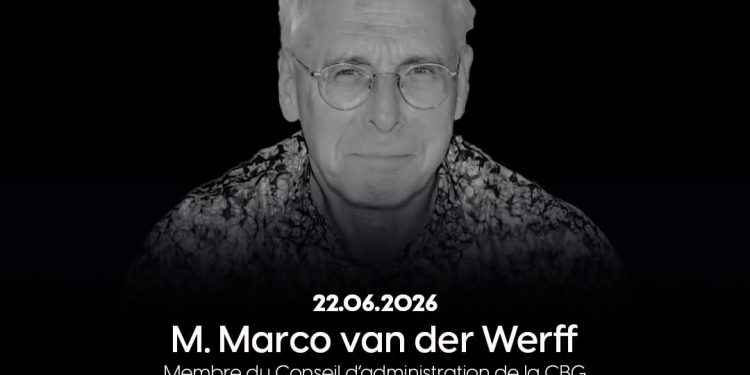 NÉCROLOGIE : LA CBG EN DEUIL APRÈS LE DÉCÈS DE MARCO VAN DER WERFF, FIGURE MAJEURE DU DÉVELOPPEMENT DE L’ENTREPRISE