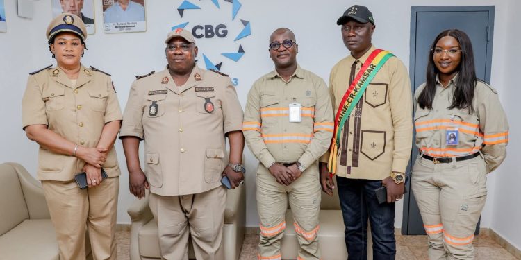 Boké : la CBG et les nouvelles autorités communales de Kamsar renforcent leur partenariat pour le développement local