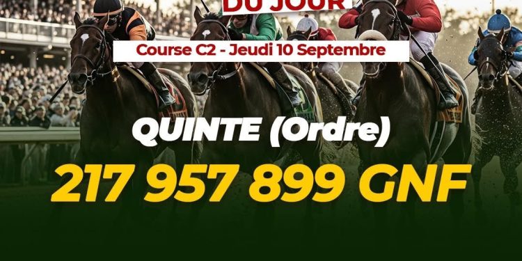 LONAGUI : le Quinté du jour affiche une cagnotte de 217 957 899 GNF