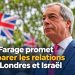 Nigel Farage promet qu’un gouvernement de Reform UK « réparera les dommages » causés